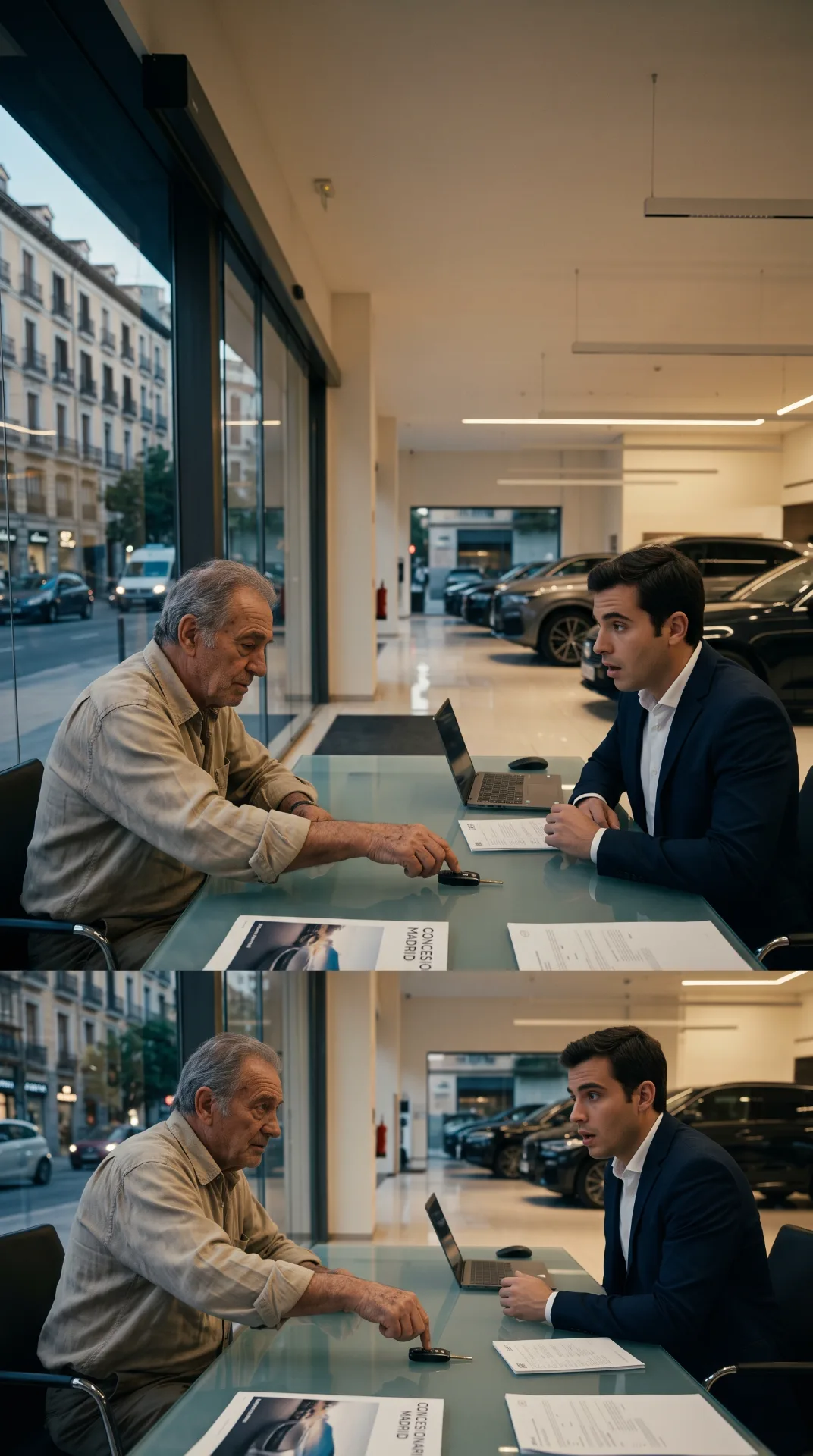 El humilde anciano que le dio la lección de su vida a un vendedor arrogante